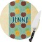 Pineapples and Coconuts Glass Cutting Board (Personalized)