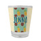 Pineapples and Coconuts Glass Shot Glass - Standard - FRONT