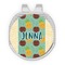 Pineapples and Coconuts Golf Ball Marker - Hat Clip - Silver