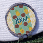 Pineapples and Coconuts Golf Ball Marker - Hat Clip