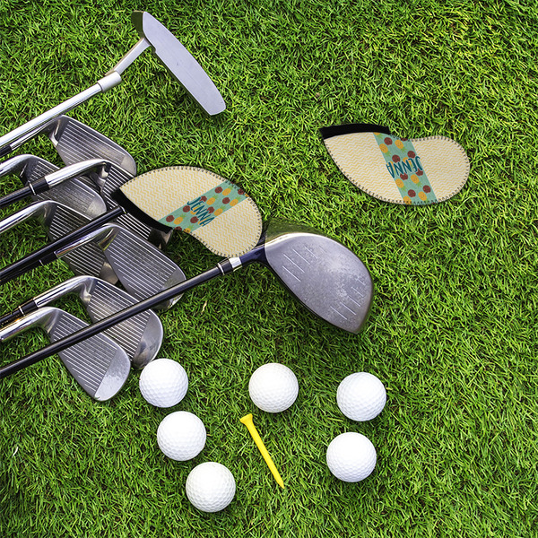 Pineapples and Coconuts Golf Club Covers - LIFESTYLE