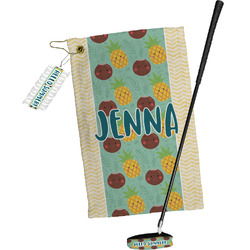 Pineapples and Coconuts Golf Towel Gift Set (Personalized)