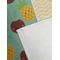 Pineapples and Coconuts Golf Towel - Detail