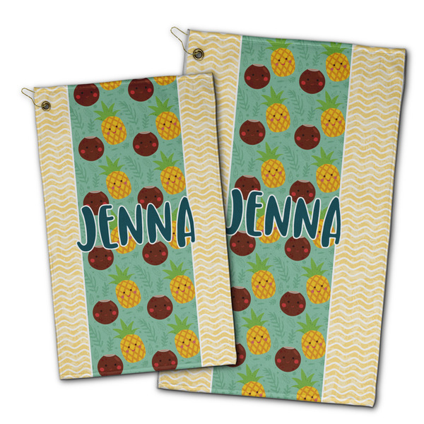 Pineapples and Coconuts Golf Towel - PARENT (small and large)