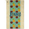 Pineapples and Coconuts Golf Towel - Poly-Cotton Blend - Small w/ Name or Text