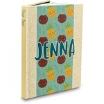 Pineapples and Coconuts Hardbound Journal - 7.25" x 10" (Personalized)