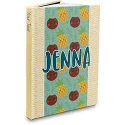 Pineapples and Coconuts Hardbound Journal (Personalized)