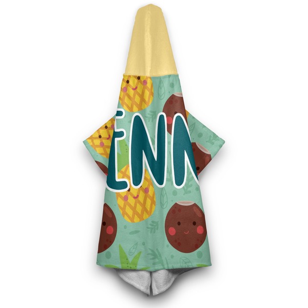 Pineapples and Coconuts Hooded Towel - Hanging