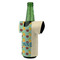 Pineapples and Coconuts Jersey Bottle Cooler - ANGLE (on bottle)