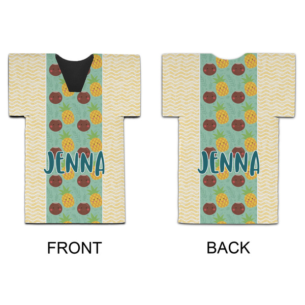 Pineapples and Coconuts Jersey Bottle Cooler - APPROVAL
