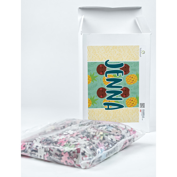 Pineapples and Coconuts Jigsaw Puzzle 1014 Piece - Box