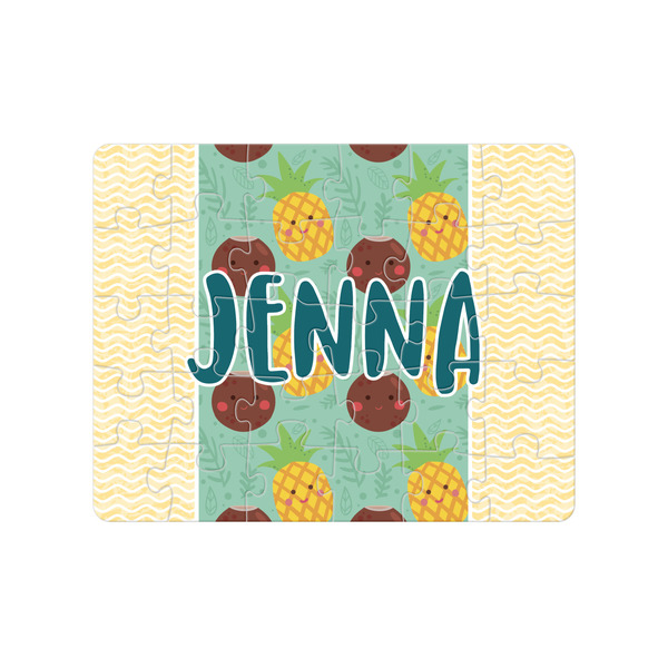 Custom Pineapples and Coconuts Jigsaw Puzzles (Personalized)