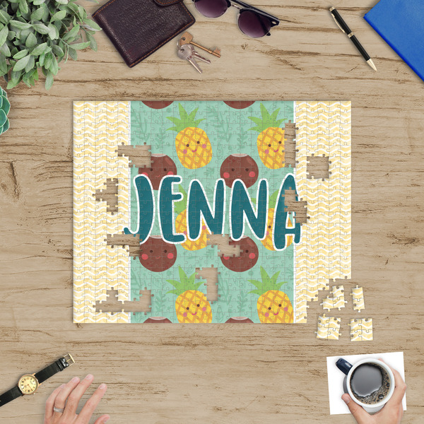 Pineapples and Coconuts Jigsaw Puzzle 500 Piece - In Context