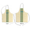 Pineapples and Coconuts Kid's Aprons - Comparison