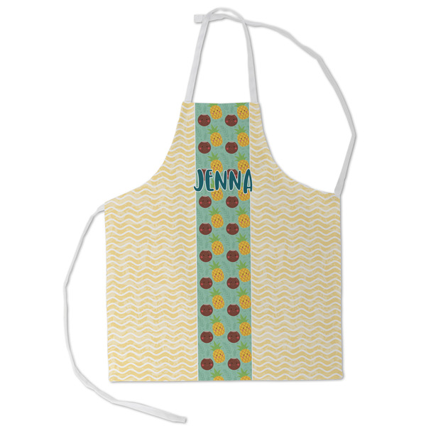 Custom Pineapples and Coconuts Kid's Apron - Small (Personalized)