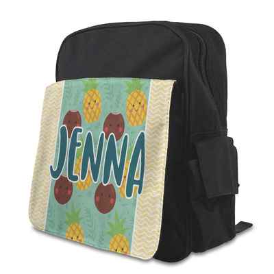 Pineapples and Coconuts Preschool Backpack (Personalized)