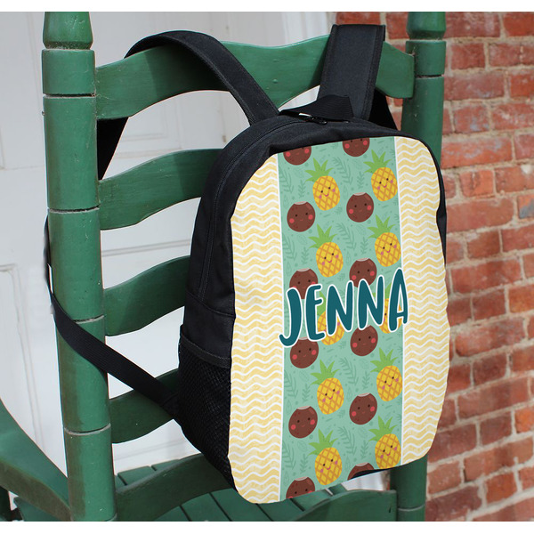 Pineapples and Coconuts Kids Backpack - In Context