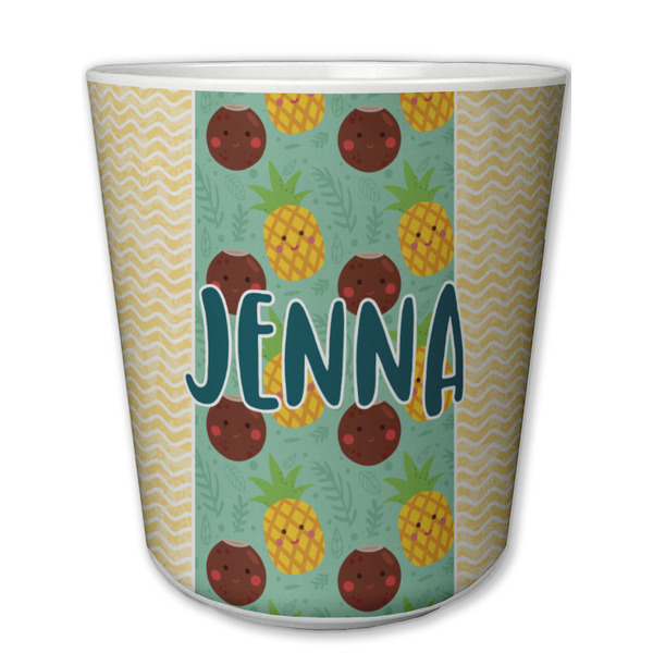 Custom Pineapples and Coconuts Plastic Tumbler 6oz (Personalized)