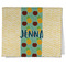 Pineapples and Coconuts Kitchen Towel - Poly Cotton - Folded Half