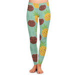 Pineapples and Coconuts Ladies Leggings - Small