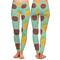 Pineapples and Coconuts Ladies Leggings - Front and Back