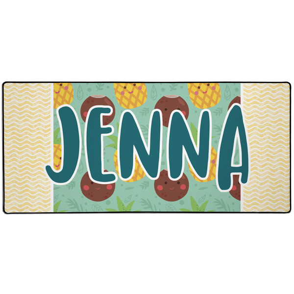 Custom Pineapples and Coconuts 3XL Gaming Mouse Pad - 35" x 16" (Personalized)