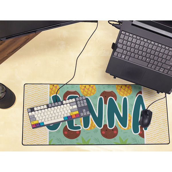Pineapples and Coconuts Large Gaming Mats - LIFESTYLE