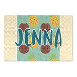 Pineapples and Coconuts Large Rectangle Car Magnet (Personalized)