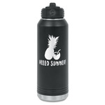 Pineapples and Coconuts Water Bottles - Laser Engraved - Front & Back (Personalized)
