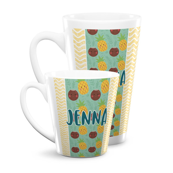 Pineapples and Coconuts Latte Mugs Main