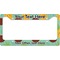 Pineapples and Coconuts License Plate Frame Wide