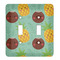 Pineapples and Coconuts Light Switch Cover (2 Toggle Plate)