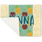 Pineapples and Coconuts Linen Placemat - Folded Corner (single side)