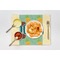 Pineapples and Coconuts Linen Placemat - Lifestyle (single)