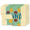 Pineapples and Coconuts Linen Placemat - MAIN Set of 4 (double sided)