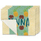 Pineapples and Coconuts Linen Placemat - MAIN Set of 4 (single sided)