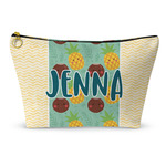 Pineapples and Coconuts Makeup Bag - Small - 8.5"x4.5" (Personalized)