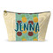 Pineapples and Coconuts Makeup Bag - Small - 8.5"x4.5" (Personalized)