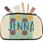 Pineapples and Coconuts Makeup / Cosmetic Bag - Medium (Personalized)