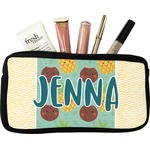 Pineapples and Coconuts Makeup / Cosmetic Bag - Small (Personalized)