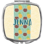 Pineapples and Coconuts Compact Makeup Mirror (Personalized)