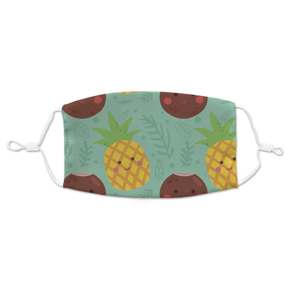 Custom Pineapples and Coconuts Adult Cloth Face Mask - Standard