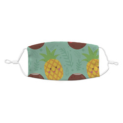 Pineapples and Coconuts Kid's Cloth Face Mask (Personalized)