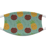 Pineapples and Coconuts Cloth Face Mask (T-Shirt Fabric)