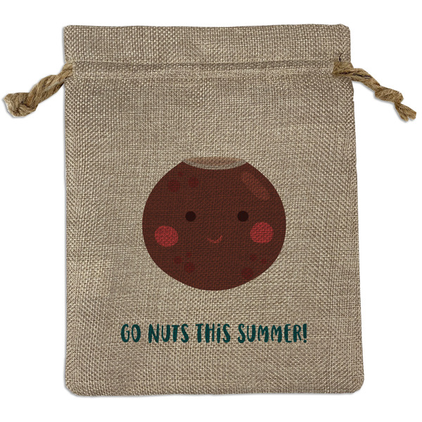 Custom Pineapples and Coconuts Burlap Gift Bag (Personalized)