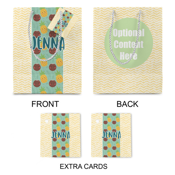 Pineapples and Coconuts Medium Gift Bag - Approval