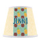 Pineapples and Coconuts Poly Film Empire Lampshade - Front View