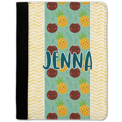 Pineapples and Coconuts Notebook Padfolio - Medium w/ Name or Text