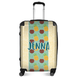 Pineapples and Coconuts Suitcase - 24" Medium - Checked (Personalized)
