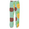 Pineapples and Coconuts Men's Pjs Back - on model